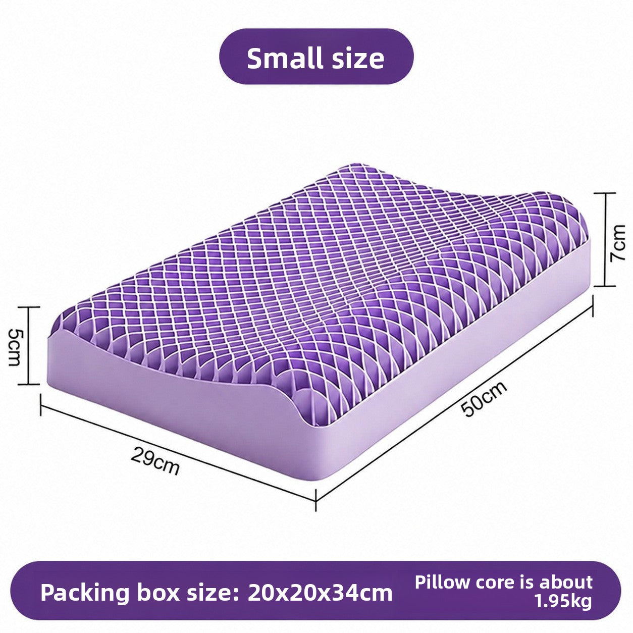 TPE Deep Sleep Pillow Core — on display