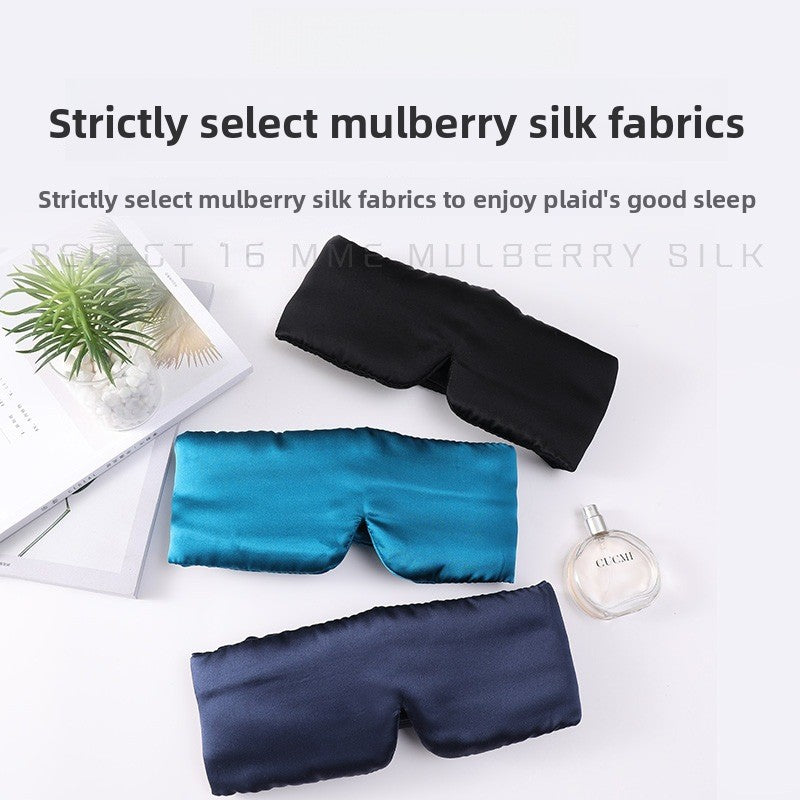 Mulberry Silk Sleep Eye Mask — close-up