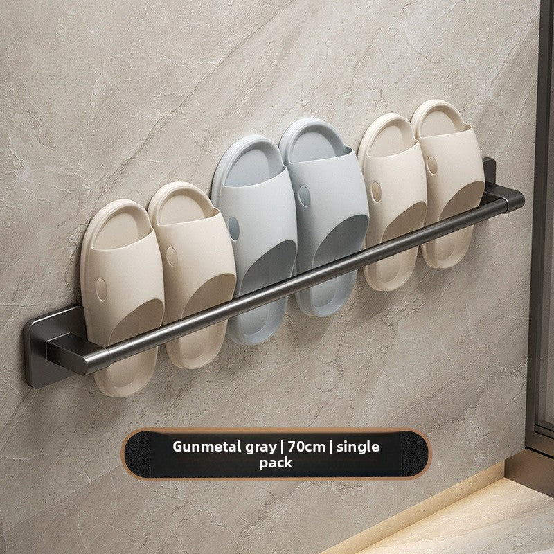 No-Drill Wall-Mounted Slipper Rack