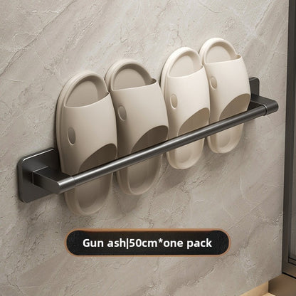 No-Drill Wall-Mounted Slipper Rack