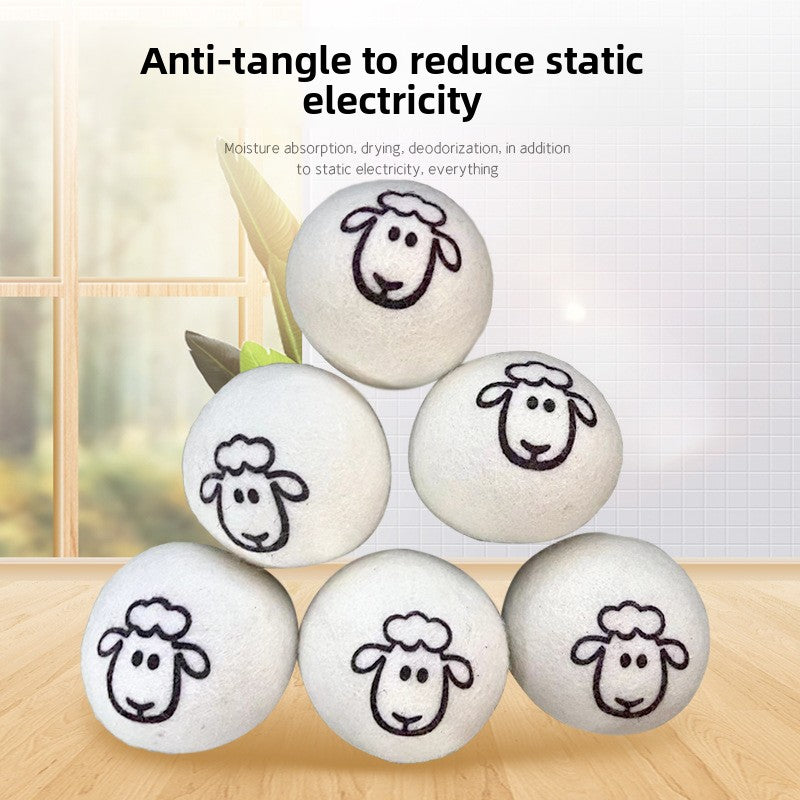 Wool Dryer Balls (6-Pack)