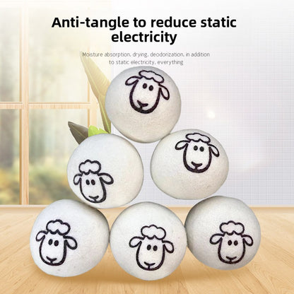 Wool Dryer Balls (6-Pack)