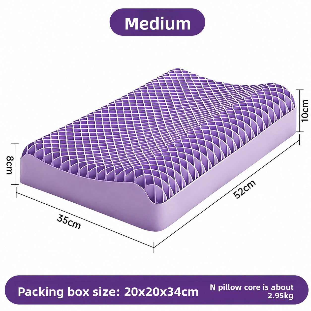 TPE Deep Sleep Pillow Core — packaging