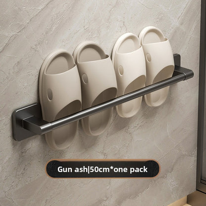 No-Drill Wall-Mounted Slipper Rack