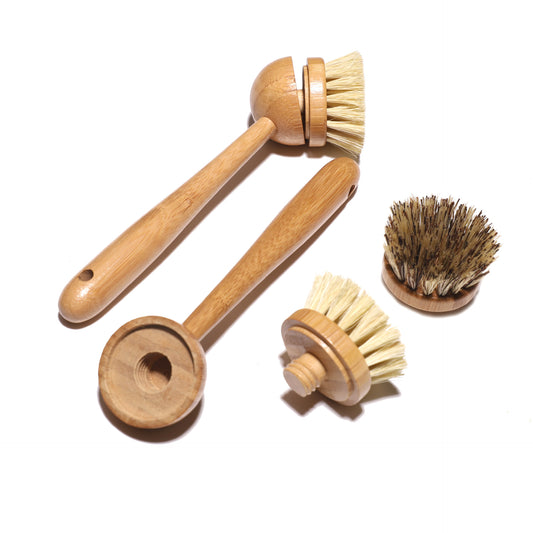 Bamboo Dish Brush with Replaceable Head