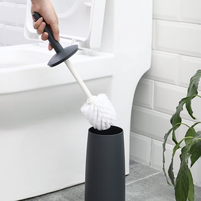Soft-Bristle Toilet Brush with Holder