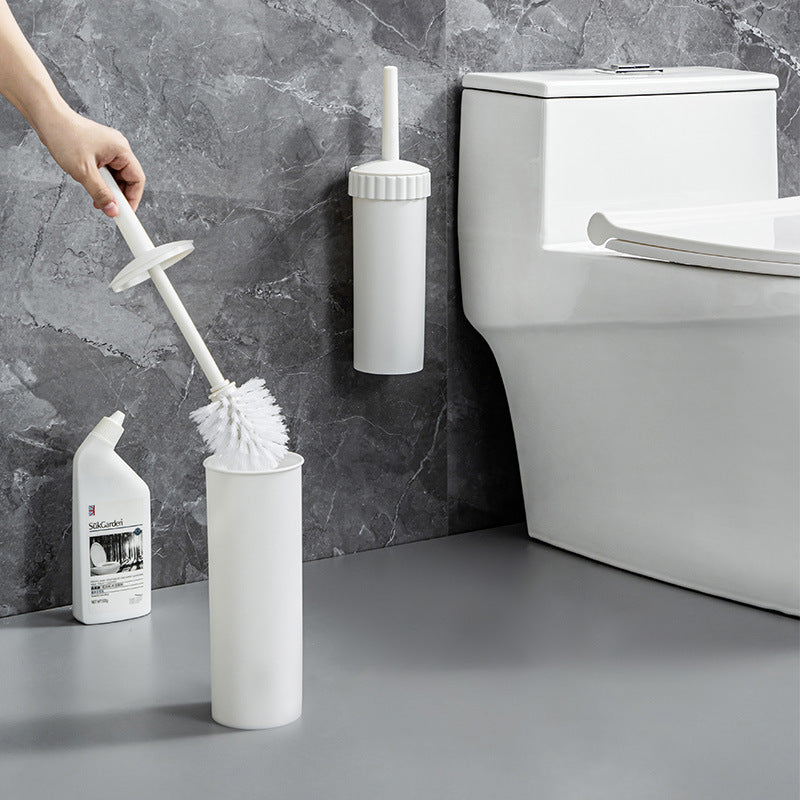 Soft-Bristle Toilet Brush with Holder