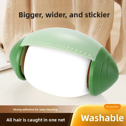 Washable Lint Roller Reusable Adhesive Pet Hair Remover — front view