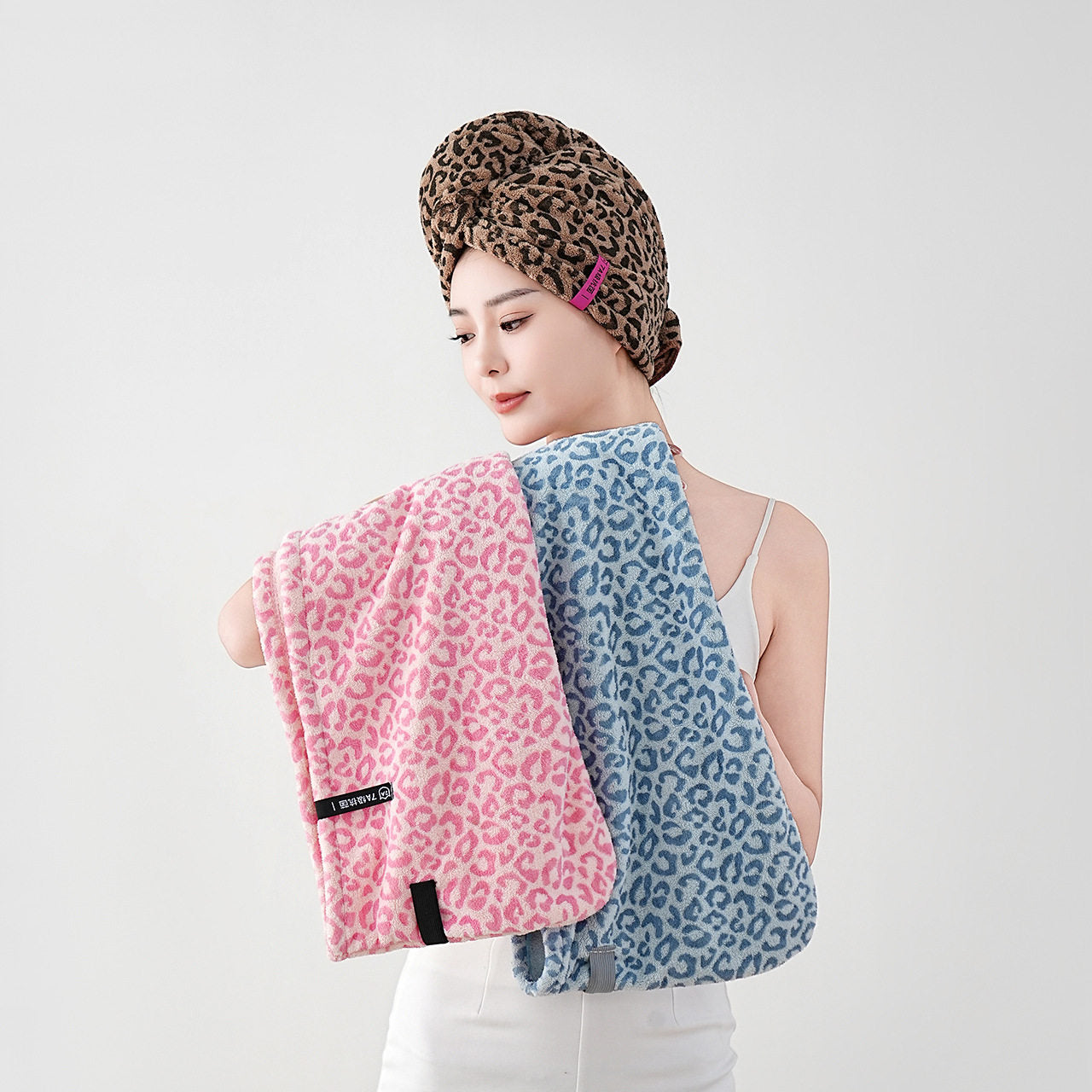 Quick-Dry Microfibre Hair Towel Wrap