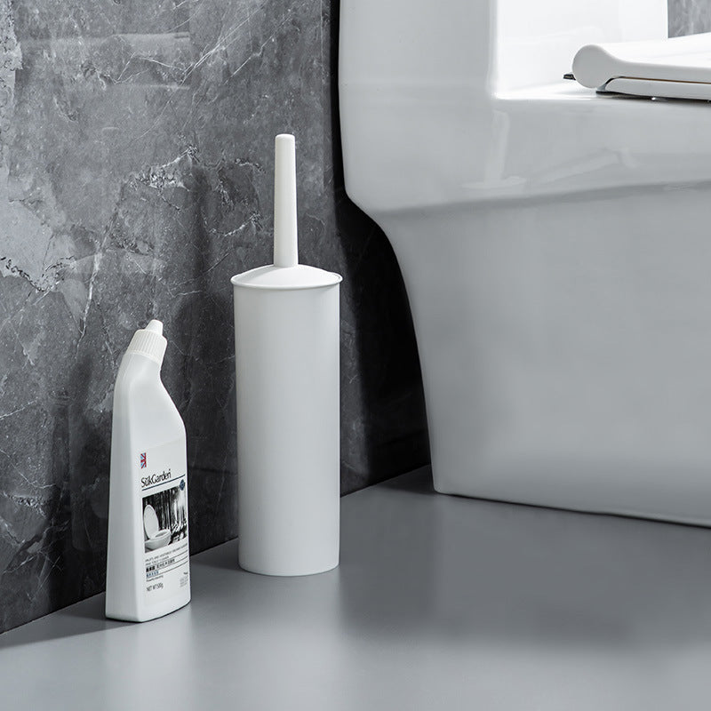 Soft-Bristle Toilet Brush with Holder