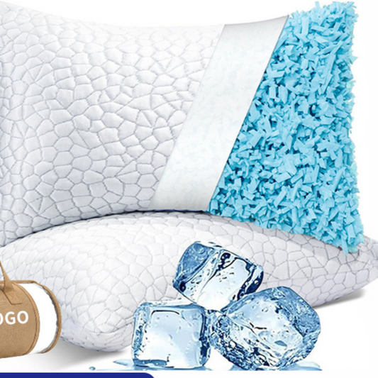 Memory Foam Cooling Gel Pillow — front view