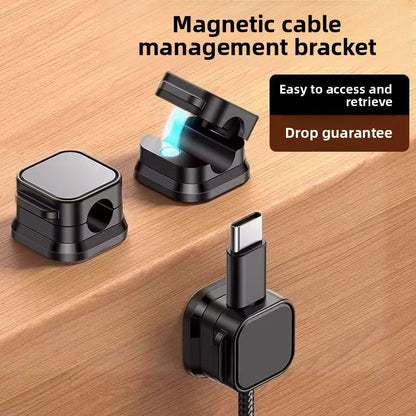 Magnetic Cable Organizer Clip for Desk and Car — detail view