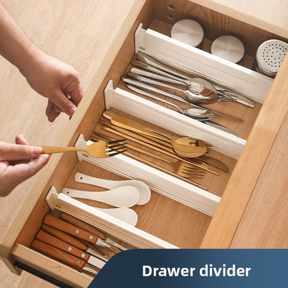 Adjustable Drawer Divider Organizer — front view