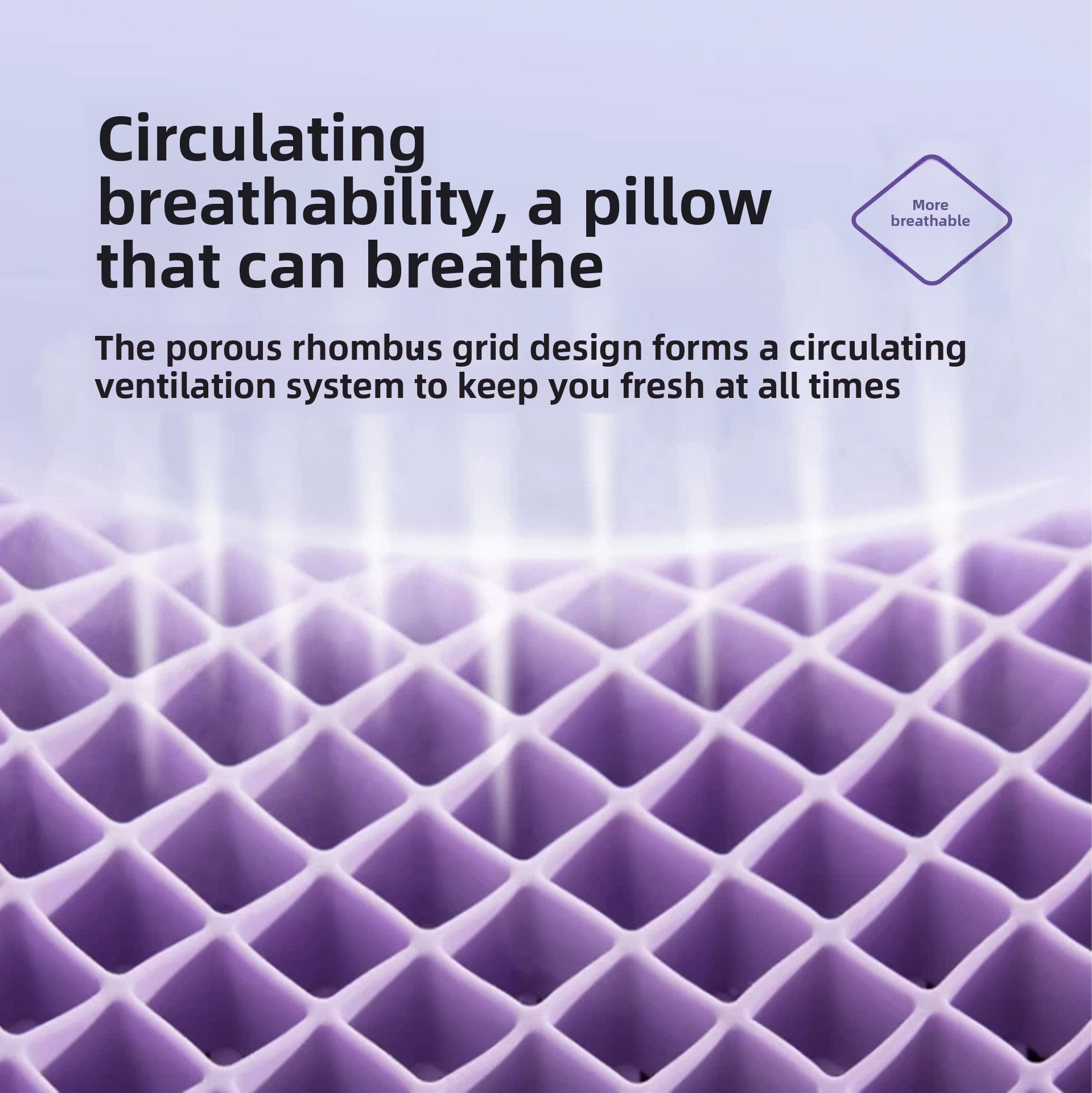 TPE Deep Sleep Pillow Core — in use